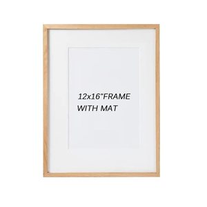 กรอบรูปไม้โอ๊ค12X16กรอบโปสเตอร์ติดผนังกรอบรูปไม้โอ๊คสำหรับโรงแรม - Product Image 3