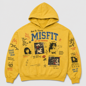 Custom 450GSM Cotton Hoodie Rhinestone Sunfaded Mud Wash Oversized Boxy Fit Distressed Yellow <b>Pullover</b> Streetwear <b>Men</b> Hoodie - Product Image 1