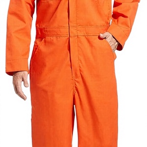 Overol de Trabajo Personalizado con Múltiples Bolsillos, Transpirable, Antiarrugas, de Algodón, Unisex, de Manga Larga, con Chaleco de Seguridad - Product Image 3