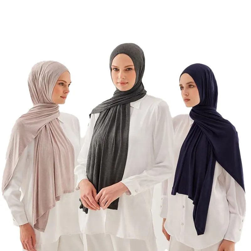 Low moq custom high quality hijab muslim women geometrical pattern hijab