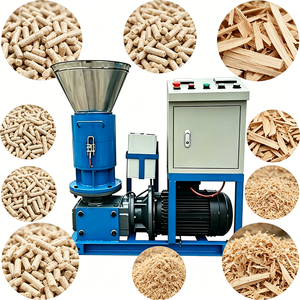 Moulin CE 15KW à roulement central pour la fabrication de granulés d'aliments pour animaux (sciure de bois 6mm et céréales agricoles) à partir de soja importé, pour des prix importés qui sont en hausse - Product Image 1