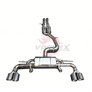 Vortex Exotic 5-Cylinder Sound Valvetronic Catback Exhaust with Quad Tips fits Audi TT RS 8S 2.5T 2-Year Warranty - Product Image 1