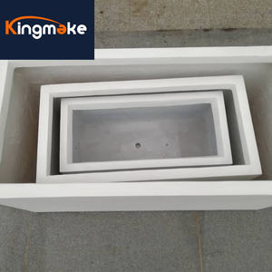 花瓶ガラス繊維プランター長方形屋内屋外プランター - Product Image 4