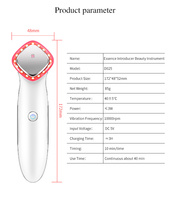 Distributeur d'essence liquide électrique portatif, machine de beauté chauffante pour le visage, anti-âge, anti-rides, raffermissant la peau, USB