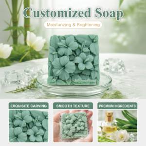 Luxury Flower Customized <b>Soap</b> That Helps Control Oil And Shine A Triple Milled <b>Soap</b> For A Dense And Long Lasting Lather - Product Image 2