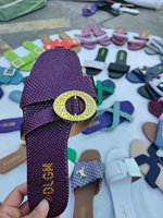 Mules Africaines pour Femmes à Prix Abordable, Grandes Tailles, Mode Estivale, Semelle en Caoutchouc, Sandales Femme Motifs Assortis, Vente en Gros