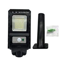 Lampe solaire tout-en-un pour rue, 50W, capteur PIR, éclairage mural LED extérieur, éclairage de rue intégré pour route, jardin