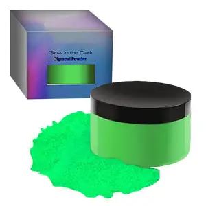 Glowing Pigment Powder Luminous Resin Charms Jewelry Arts Multicolor Paint Glow Recipe Luminescent Paint