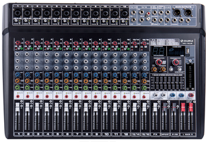Console de mixage audio numérique portable 6, 8, 12, 16 canaux avec interface audio USB, égaliseur 7 bandes, table de mixage stéréo pour diffusion en direct et scène - Product Image 4