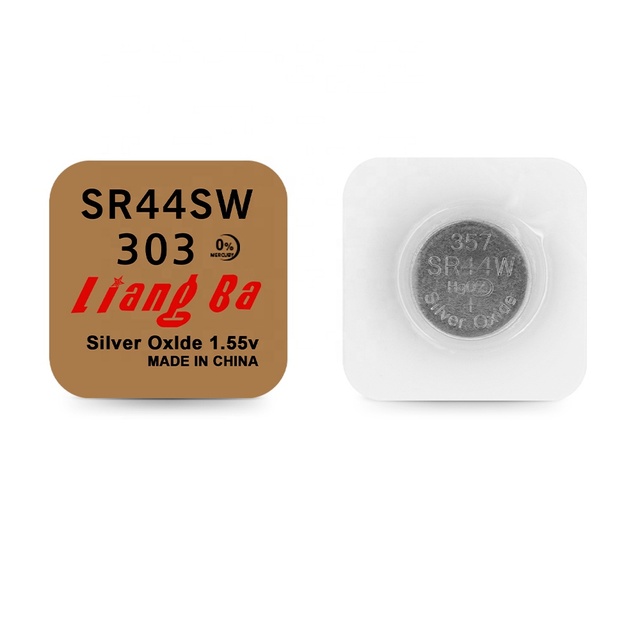 High Quality SR44SW SR44 4SR44 Silver Oxide Battery 303 Silver Oxide SR44 Battery for Dog Pet