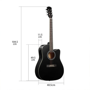 Guitarra Acústica de Madera de Tilo de 41 Pulgadas, Nivel Principiante, Personalizada de Fábrica, con Ecualizador 7545R Integrado - Product Image 3