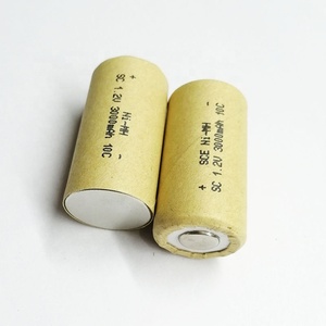 Bateria <span class=keywords><strong>NiMH</strong></span> Sub C <span class=keywords><strong>1.2V</strong></span> 3000mAh Tamanho SC Sub-C Taxa 10C Embalagem <span class=keywords><strong>OEM</strong></span> para Ferramentas Elétricas Lanterna Brinquedos - Product Image 2