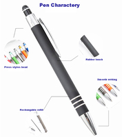 SL Custom Celena Stylus Soft Touch Pen Metal Ballpoint Pen Matt Finishing With Sylus Novelty Design for Touch Screen and Gift