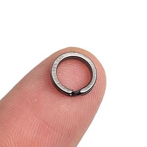 2 #-9 # Anillo <span class=keywords><strong>dividido</strong></span> pequeño de acero inoxidable de alta calidad Anillo <span class=keywords><strong>dividido</strong></span> negro Paquete a granel - Product Image 5