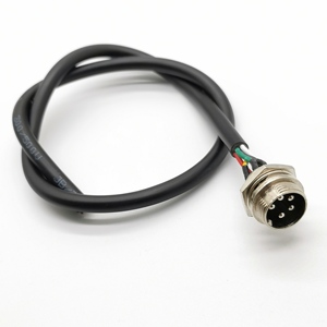 M12 2-6 Pin Cable de señal de aviación macho/hembra enchufe GX12 chaqueta de PVC para cámara de coche DVR Video electrodomésticos uso electrónico - Product Image 5