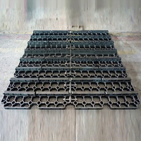 Plateau de traitement thermique en alliage moulé de précision, plateau divisé pour four de recuit de type cloche, personnalisation selon plans OEM