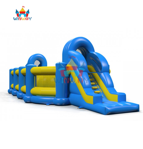 Course d'obstacles gonflable pour adultes et enfants, location commerciale en plein air, course d'obstacles gonflable pour sports de plein air - Product Image 3