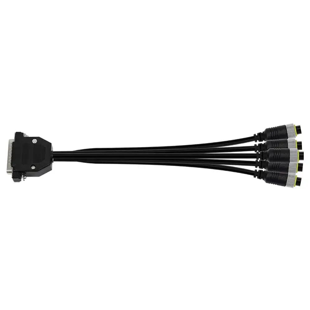 Dp 44-Pins Stekker Naar 4x4-pin Luchtvaart Vrouwelijke + 6-Pins Luchtvaart Vrouwelijke Multi-Camera Mdvr/Dvr Voor Voertuig Voor Auto Monitor Systeem