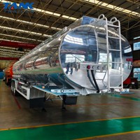 Semirremolque Cisterna de Combustible de 3 Ejes y 40000L, Fábrica China, con Eje BPW, en Venta