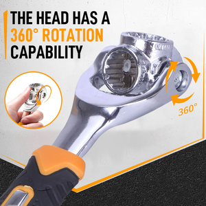 WeToke Universal 360 grados 8 en <span class=keywords><strong>1</strong></span> herramientas llave de tigre de acero con pernos estriados Torx reparación de automóviles de muebles de 6 puntos - Product Image 4