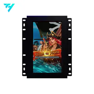 Vertical 10.1 Inch Infrared Touch Screen Monitor 10.1 Openframe High Brightness Monitor Fire Link Game Monitor For Sale