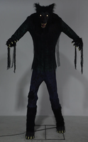 Nouveau Halloween 2026 articles en plein air géant effrayant imposant animé Mega Wolf Halloween Animatronic