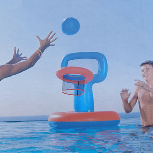 Inflatable Basketball Hoop For Kids Water Pool Toy Floating Swim Game Equipment - Product Image 1