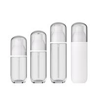 Emballage cosmétique en gros : flacon de toner en plastique blanc, flacon de crème solaire, flacon vaporisateur fin, flacon de spray cosmétique avec pompe à lotion