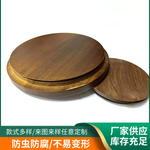 ยูก้า ที่รองแก้วไม้ ขนาด 15 ซม. ใช้ซ้ำได้ อุปกรณ์เครื่องดื่มสไตล์มินิมอล - Product Image 5