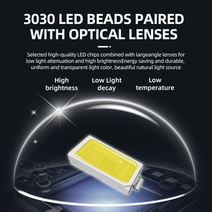 Lámpara de Pared <span class=keywords><strong>LED</strong></span> para Exteriores, Montaje en Pared, AC85-265V, 10W/8W/6W, ABS, 2700K, Blanco Cálido Suave, 1 Año de Garantía, para Patio, Hogar, Bar, Oficina - Product Image 2