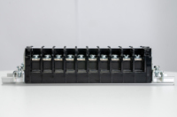SCED Vente Chaude PC Rail Bornier 10 Pôles 14-24AWG 600V 15A 10.50mm Bornier Industriel