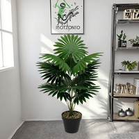 Article très vendu : Plante artificielle en palmier vert Tung, plante Kwai, décoration intérieure, décoration d'anniversaire pour les fêtes, décoration de la maison