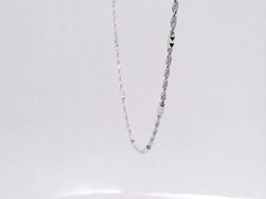 Premium Intricate Braided White Pt950 Fine <b>Rope</b> <b>Chain</b> Necklace Unisex Timeless Luxury Platinum Jewelry - Product Image 4