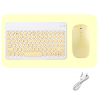 Sıcak ince taşınabilir mini kablosuz Tablet ultra-ince klavye ve fare seti için Ipad Mac PC cep telefonu klavye fare kombinasyonları