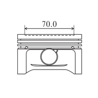 PISTON Động Cơ G4GM 23410-23000 23410-23010 23410-23020 23410-23050 23410-23060 23410-23070 23410-23901/2/3 23410-23931/2/3