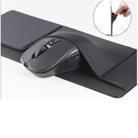 Pochette de souris pour ordinateur portable auto-adhésive pochette extensible en tissu Lycra accessoires pour ordinateur portable sans résidu de colle étui de transport pour disque dur