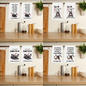 Cross-border digital printing household kitchen towels, dishcloths, <b>tablecloths</b>, decorative tea towels, cute dog towels - Product Image 3