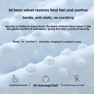 Edredón Nórdico Infantil <span class=keywords><strong>con</strong></span> Estampado de Animales de Dibujos Animados, Calmante, Universal para Todas las Estaciones, <span class=keywords><strong>con</strong></span> Relleno de Poliéster Antiestático y Antibacteriano - Product Image 4