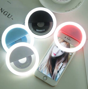 Hot bán xách tay có thể sạc lại vòng ánh sáng flash LED máy ảnh điện thoại mini LED selfie vòng ánh sáng - Product Image 1