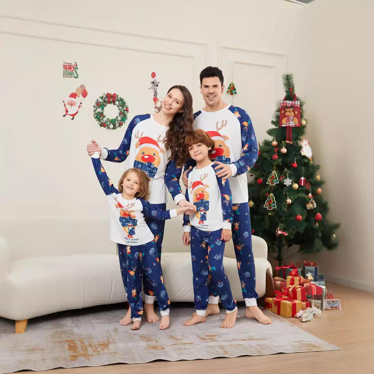 Pajamas Sets Matching Mother Son Christmas Pajamas Family