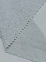 Tissu tricoté gris chiné mélangé 74/78'' 180 g/m² extensible dans les quatre sens, ultra doux pour vêtements de sport, lingerie, hauts décontractés, fabrication en gros