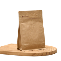 Sachets en papier kraft biodégradable de qualité alimentaire en gros, avec fenêtre, pour la vente de confiseries