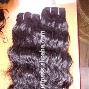 Extension de cheveux à body wave naturelle indienne — noble, cheveux à texture rugueuse, qualité supérieure 6A, prix d'usine 2020 - Product Image 1
