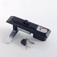 Serrure de meuble à poignée battante en alliage de zinc Longyu MS4008Z, étanche IP65, pour coffret de distribution électrique industriel