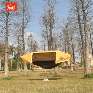 Tienda voladora para viajeros, hamaca para acampar con cubierta <span class=keywords><strong>de</strong></span> dosel, tienda hamaca impermeable patentada única para exteriores - Product Image 2