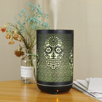 Diffuseur d'aromathérapie décoratif en fer de 300 ml avec lumière LED et minuterie de 5/9/12 heures