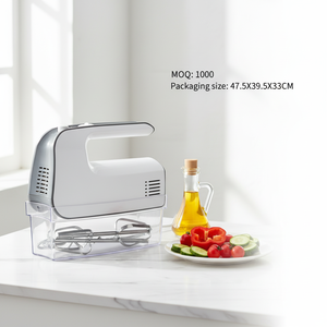 Batteur Électrique Manuel CANXIN 5 Vitesses, Mélangeur sur Socle avec Moteur AC en Cuivre Pur, Inclut un <span class=keywords><strong>Bouton</strong></span> d'Éjection des Fouets pour Utilisation en Cuisine - Product Image 2