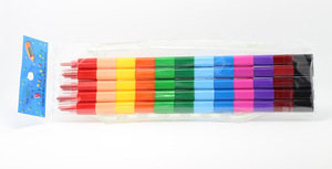 Échantillon gratuit empilables faveurs colorées à construire ensemble de crayons <span class=keywords><strong>arc</strong></span>-<span class=keywords><strong>en</strong></span>-<span class=keywords><strong>ciel</strong></span> bricolage pour l'école bureau fête d'anniversaire crayons empilables - Product Image 2