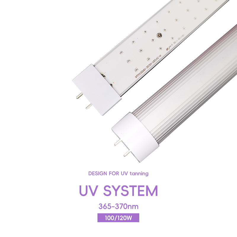 Waterproof 365nm UV LED Curing Lamp 100W 120W | High Power UV-A LED Tube for Industrial Curing System IP20