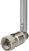 Kit d'antenne télescopique superchauve FM 75 Unbal, dispositif de remplacement pour Radio DAB, pour télévision AM, FM, récepteur stéréo, neo